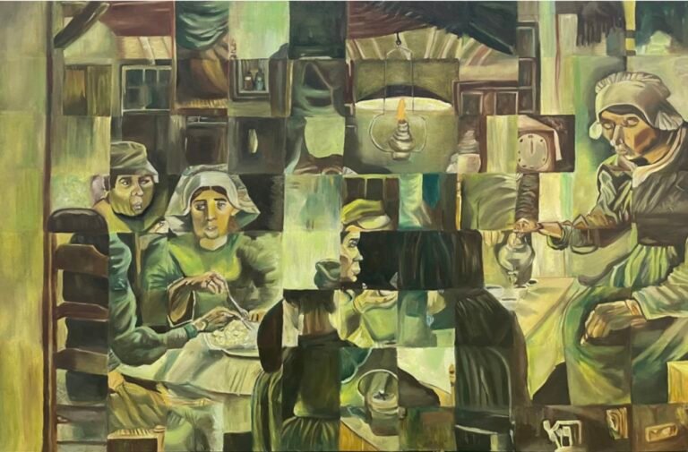 The Grid_Oil On Canvas_24 x 36 in_2022