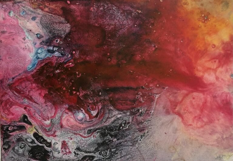 Untitled_Milk Marbling_8 x 11 in_2021