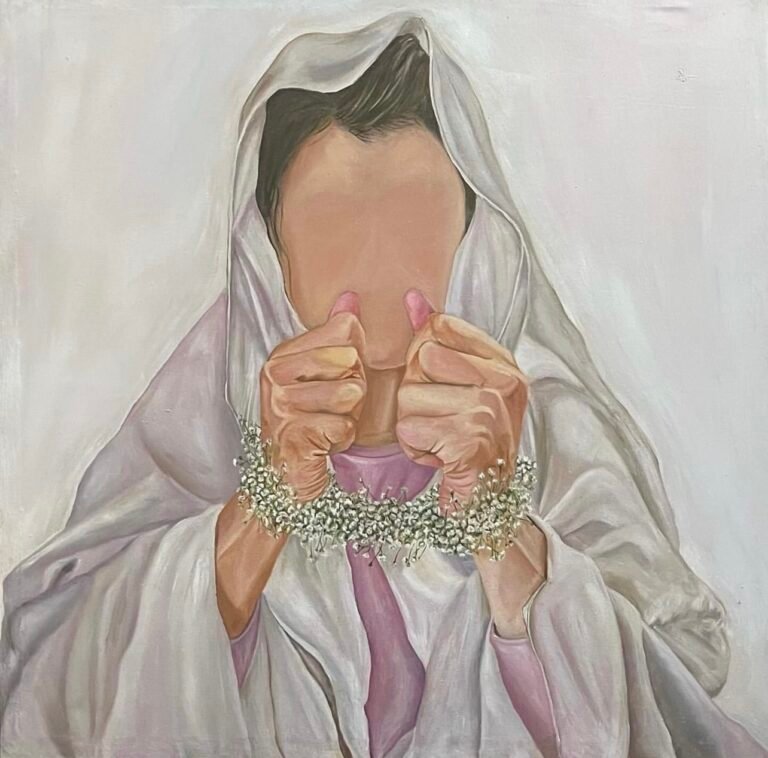 Zabt (ضبط)_Oil On Canvas_30 x 30 in_2023